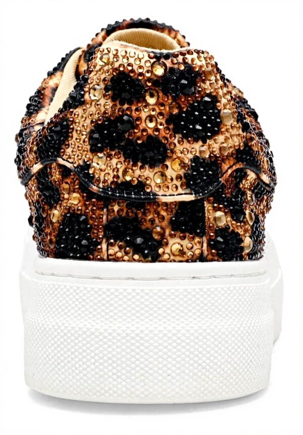 Baskets Betsey Johnson Sidny Femme Strass Plateforme Lacets