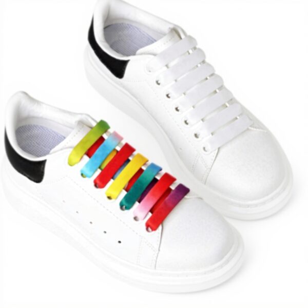 Lacets plats Olukssck 12mm polyester baskets sneakers