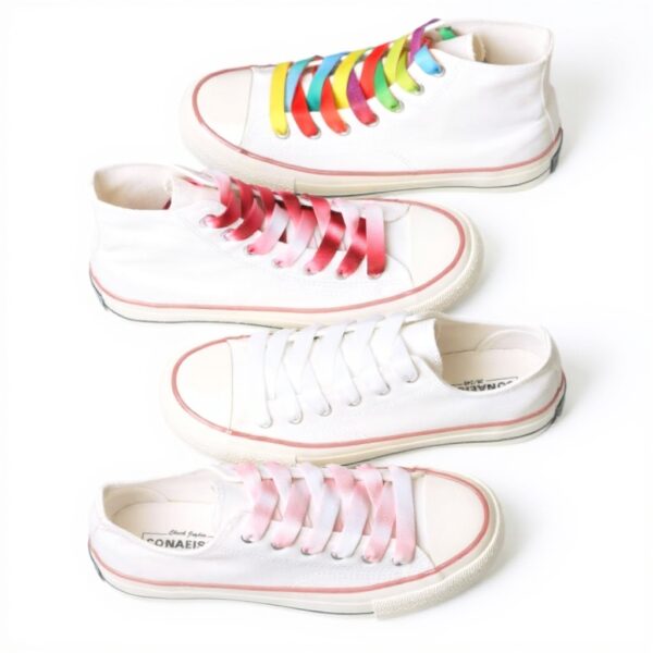 Lacets plats Olukssck 12mm polyester baskets sneakers