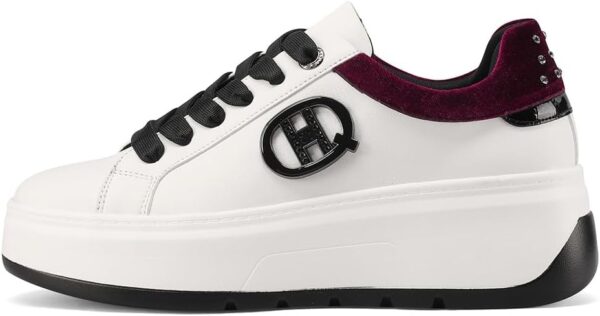 Baskets femme QUEEN HELENA cuir synthétique confortables-3