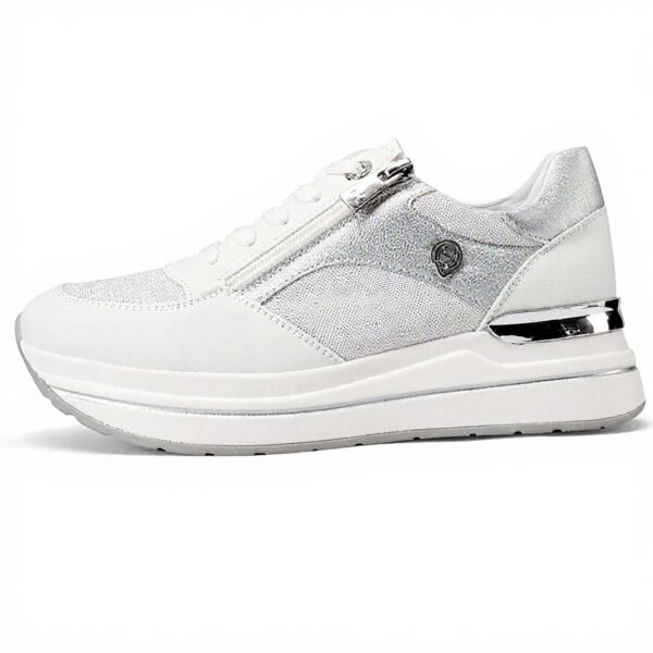 Baskets compensées QUEEN HELENA femme similicuir talon 5.5