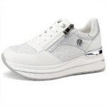 Baskets compensées QUEEN HELENA femme similicuir talon 5.5