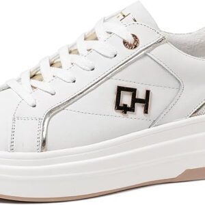 Baskets en Cuir QUEEN HELENA Platform Femmes Confortable-0