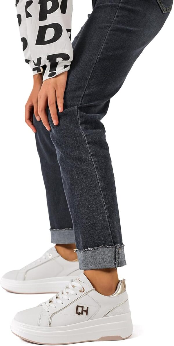 Baskets en Cuir QUEEN HELENA Platform Femmes Confortable-1