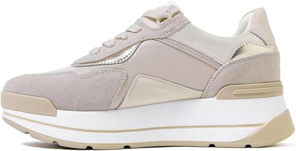 Baskets en Cuir QUEEN HELENA Platform Femmes Confortable-3