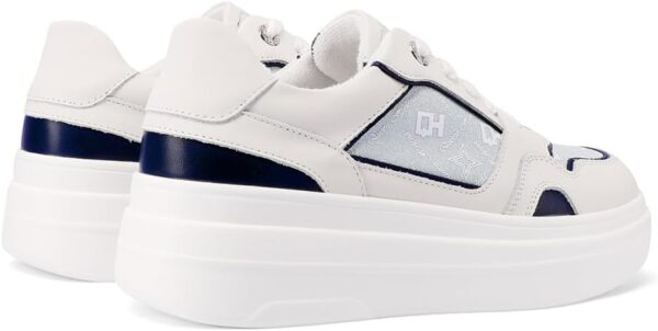 Baskets en cuir véritable QUEEN HELENA platform casual-5