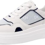 Baskets en cuir véritable QUEEN HELENA platform casual-0