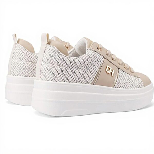 Baskets en Cuir Véritable QUEEN HELENA Platform Léger Femme