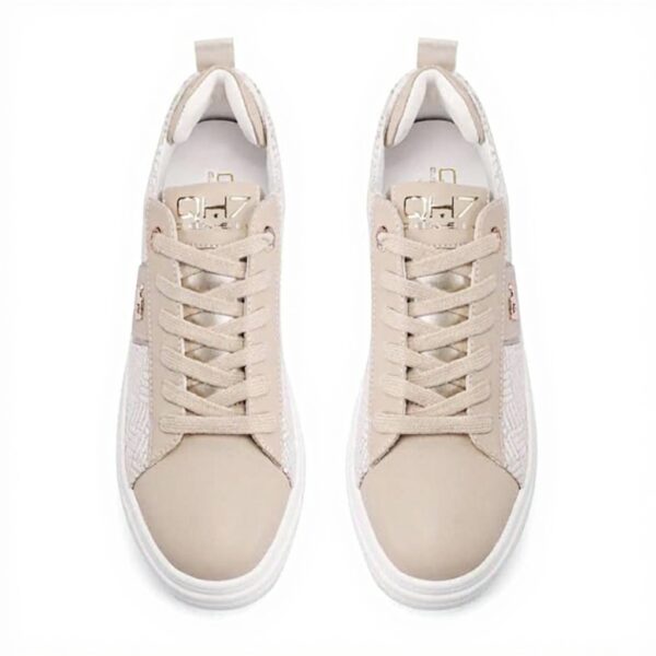 Baskets en Cuir Véritable QUEEN HELENA Platform Léger Femme