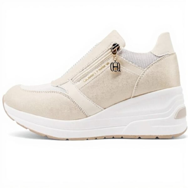 Baskets compensées QUEEN HELENA femme similicuir talon 6,5