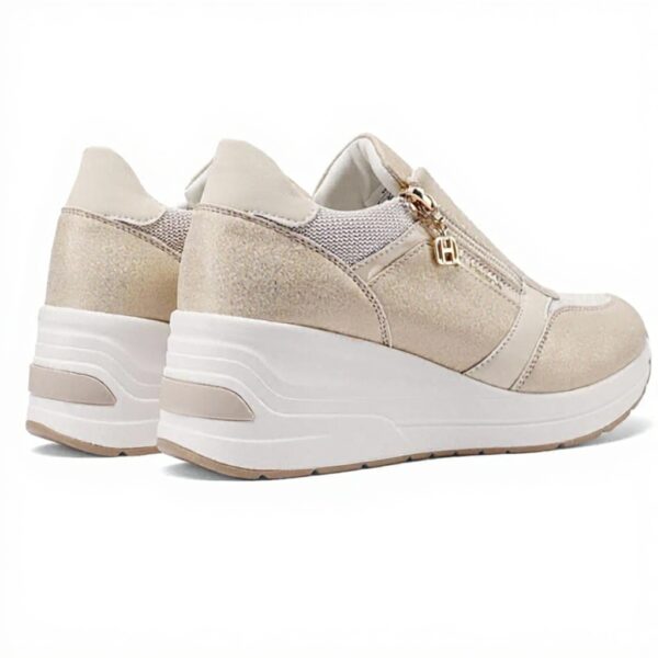 Baskets compensées QUEEN HELENA femme similicuir talon 6,5