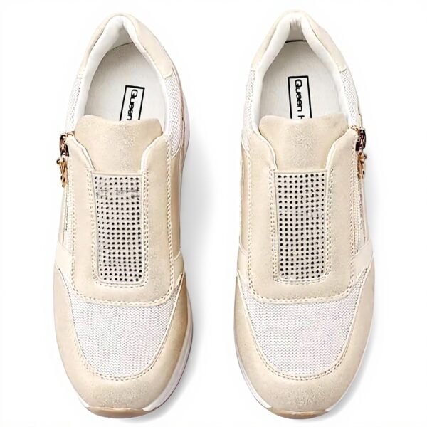 Baskets compensées QUEEN HELENA femme similicuir talon 6,5