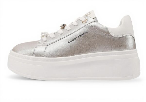 Baskets Platform QUEEN HELENA femme strass similicuir