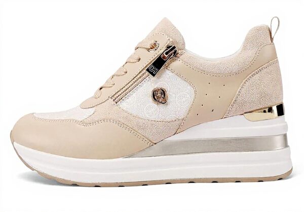 Baskets mode QUEEN HELENA plateforme casual femmes