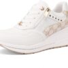Baskets Platform QUEEN HELENA Femmes Similicuir Blanc-0