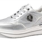 Baskets QUEEN HELENA compensées similicuir femme casual