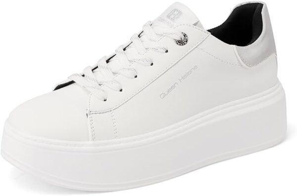 Baskets Platform Femme QUEEN HELENA Léger Cuir Synthétique-0