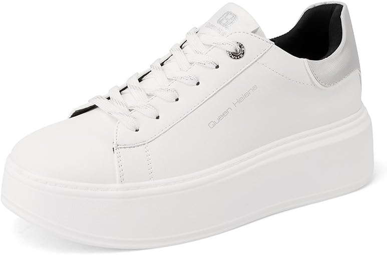 Baskets Platform Femme QUEEN HELENA Léger Cuir Synthétique-0