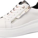Baskets en cuir QUEEN HELENA QH8003 plateforme femme-0