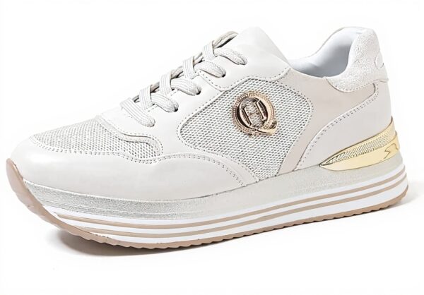 QUEEN HELENA Sneakers plateau légères Baskets mode Femme