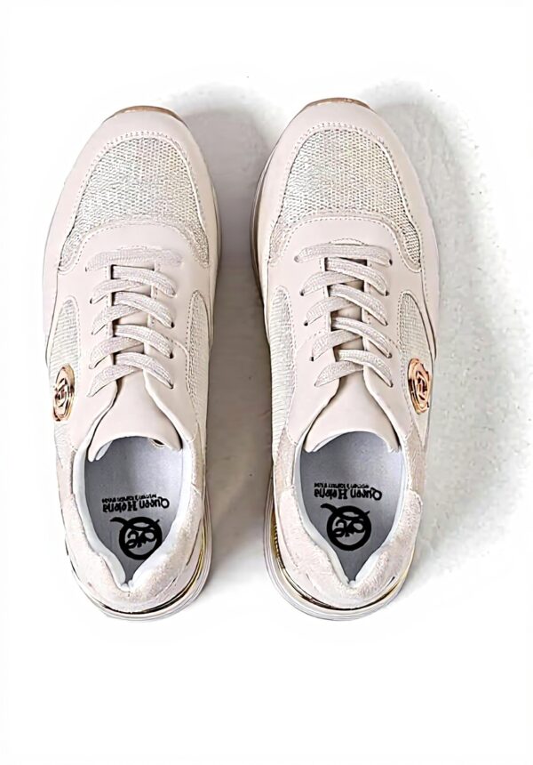 QUEEN HELENA Sneakers plateau légères Baskets mode Femme