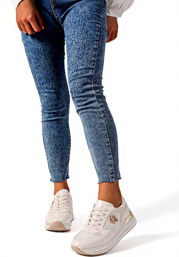 QUEEN HELENA Sneakers plateau légères Baskets mode Femme