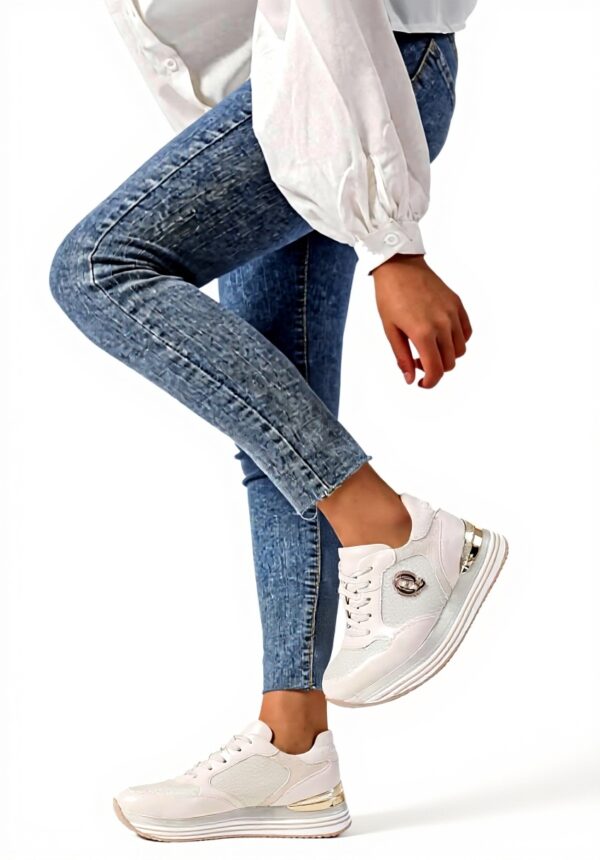 QUEEN HELENA Sneakers plateau légères Baskets mode Femme