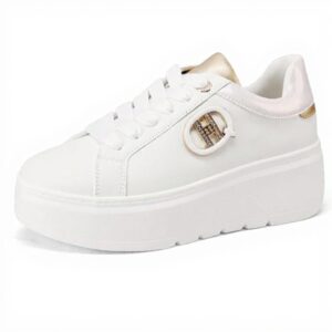 Baskets QUEEN HELENA Femme Similicuir Léger Talon 6 cm