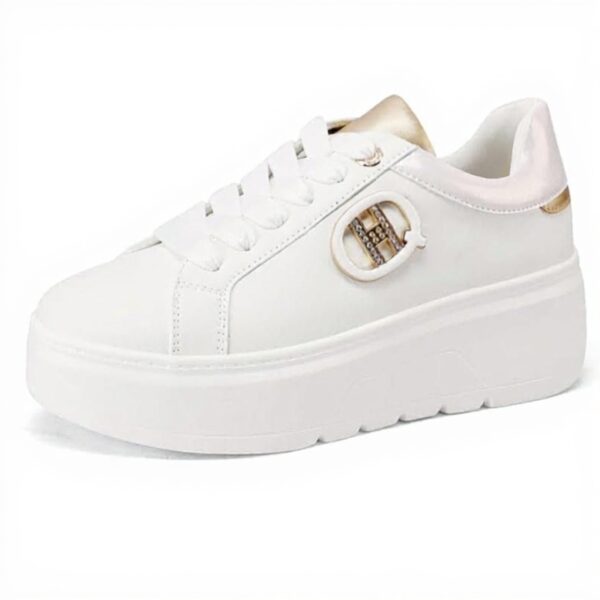 Baskets QUEEN HELENA Femme Similicuir Léger Talon 6 cm