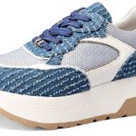 Baskets QUEEN HELENA Sneakers Platform Femme Léger