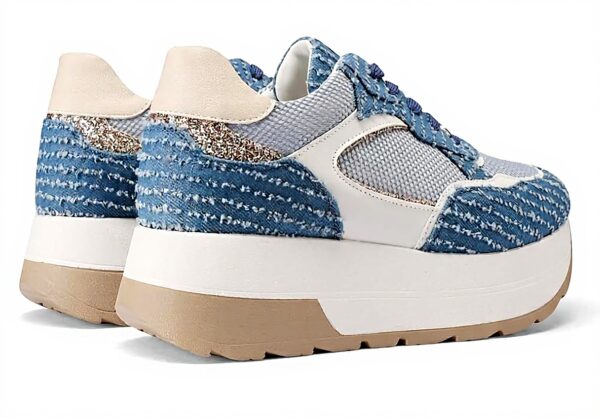 Baskets QUEEN HELENA Sneakers Platform Femme Léger
