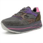 Baskets QUEEN HELENA Femme Similicuir Légeres Confort