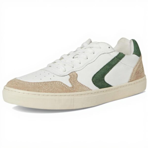 Steve Madden Baskets Homme Cuir Blanc Vert Mode Athlétique