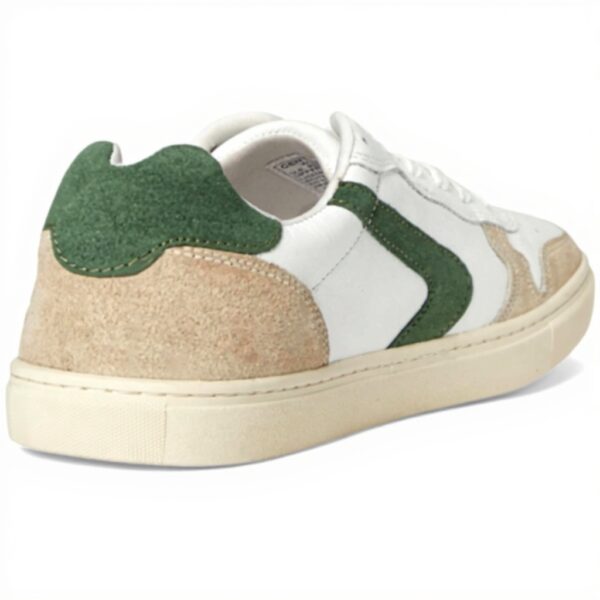 Steve Madden Baskets Homme Cuir Blanc Vert Mode Athlétique