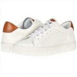 Steve Madden Finlande Basket Homme Cuir Blanc Cognac