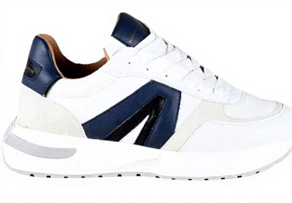 Chaussures Oxford Homme Cuir Alexander Smith Blanc Bleu 44