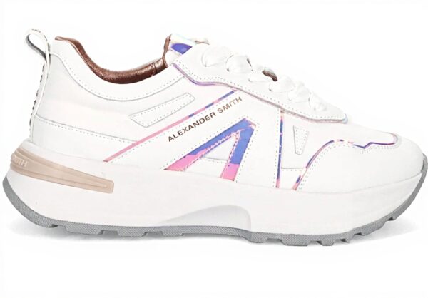 Baskets mode Alexander Smith Blanc 38 coupe classique