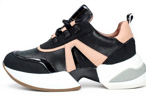 Baskets Alexander Smith cuir noir M1D 58BNU homme