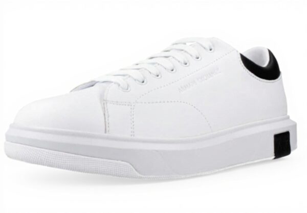 Baskets Armani Exchange Cuir Blanc Sneakers Mode Homme