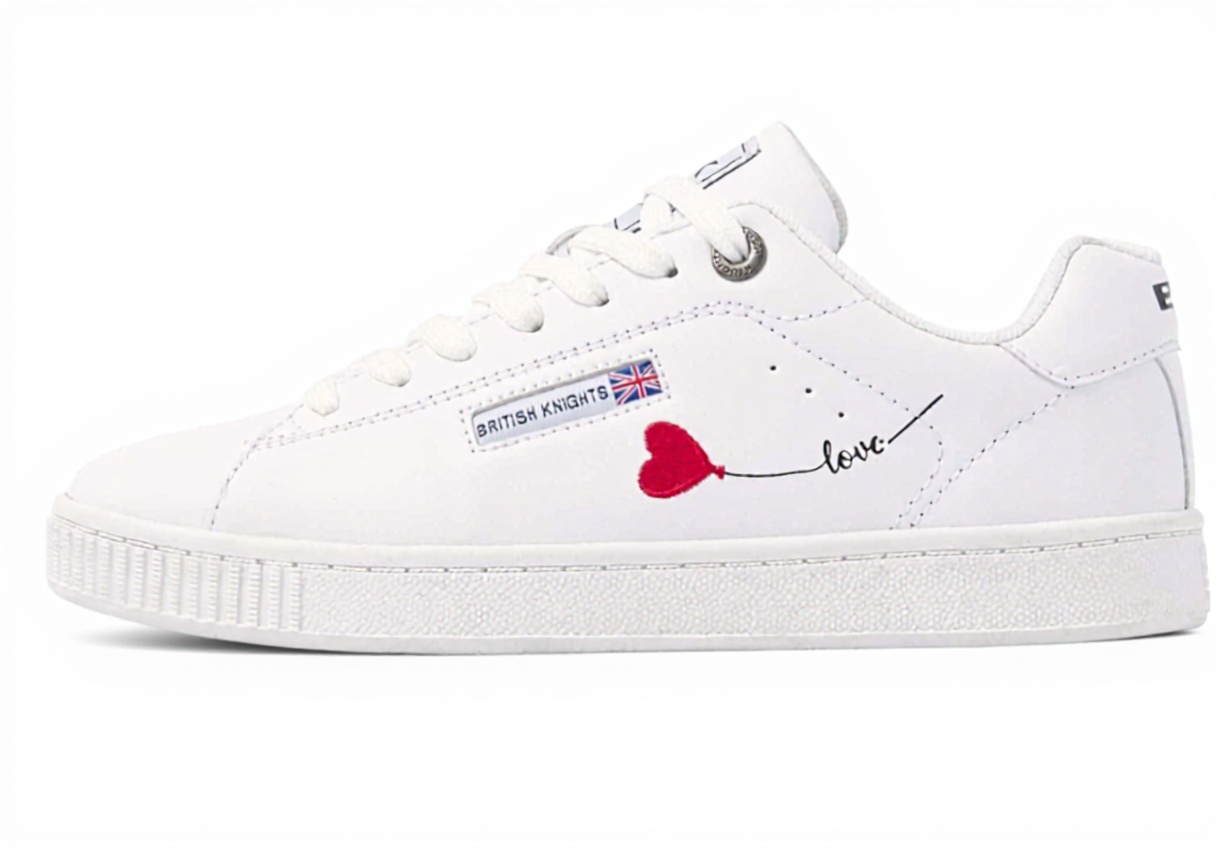 Baskets BK British Knights Mist Femme en couleur Blanc Fuchsia
