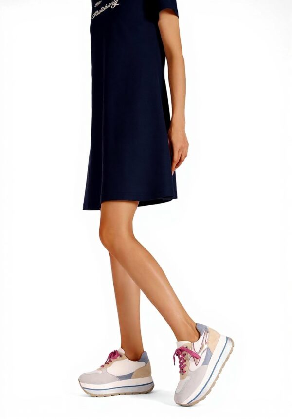 QUEEN HELENA Baskets Platform Femmes Similicuir Confortable