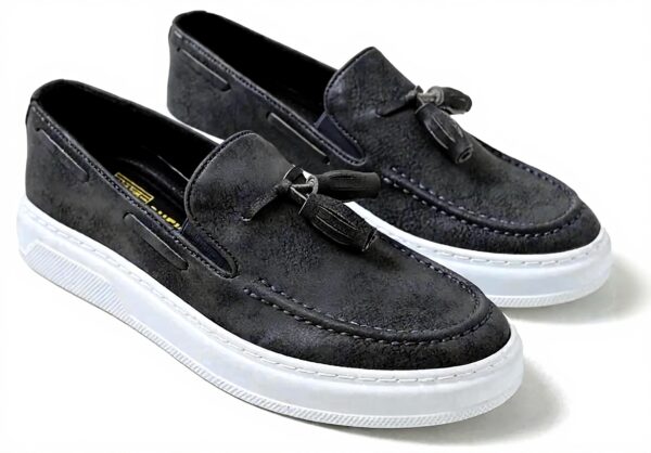 Solaress 127 Baskets basses cuir homme - Noir, Kaki, Gris