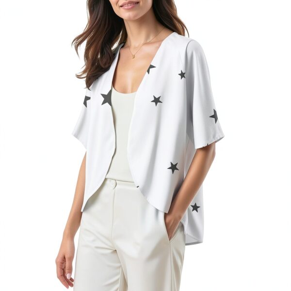 Gilet femme cardigan mi saison imperméable confortable coupe-3