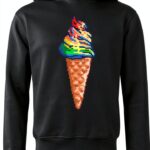 Sweat-shirt à capuche Atpr coton recyclé noir tailles S-XXL-0