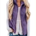 Manteau sans manche femme Generic léger chaud coupe-vent-0