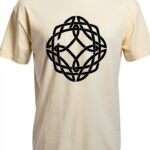 T-shirt Homme Coton Manche Courte Celticknot Blanc MAM38-0