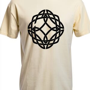 T-shirt Homme Coton Manche Courte Celticknot Blanc MAM38-0