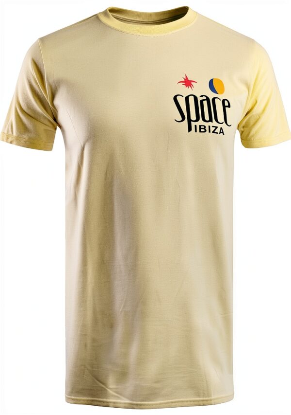 T-shirt SPACE Homme 100% Coton Col Chemise Manche Courte-0