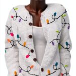 Gilet femme léger cardigan mi saison confortable grande-0