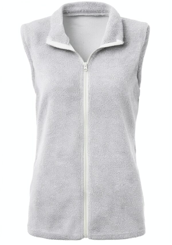 Manteau sans manche femme Generic léger chaud cou haut-1